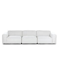 Tofu Piece Fabric Sofa Combination Modern